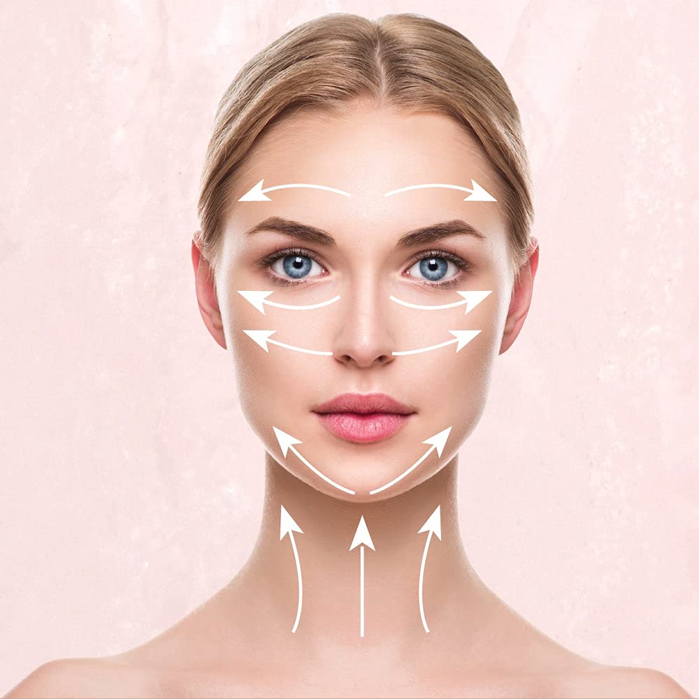 ForPro Professional Collection Electric Face Roller & Eye Massager, 2 in 1 Vibrating Skin Care Tool, Rose Quartz Beauty & Personal Care ForPro Professional Collection