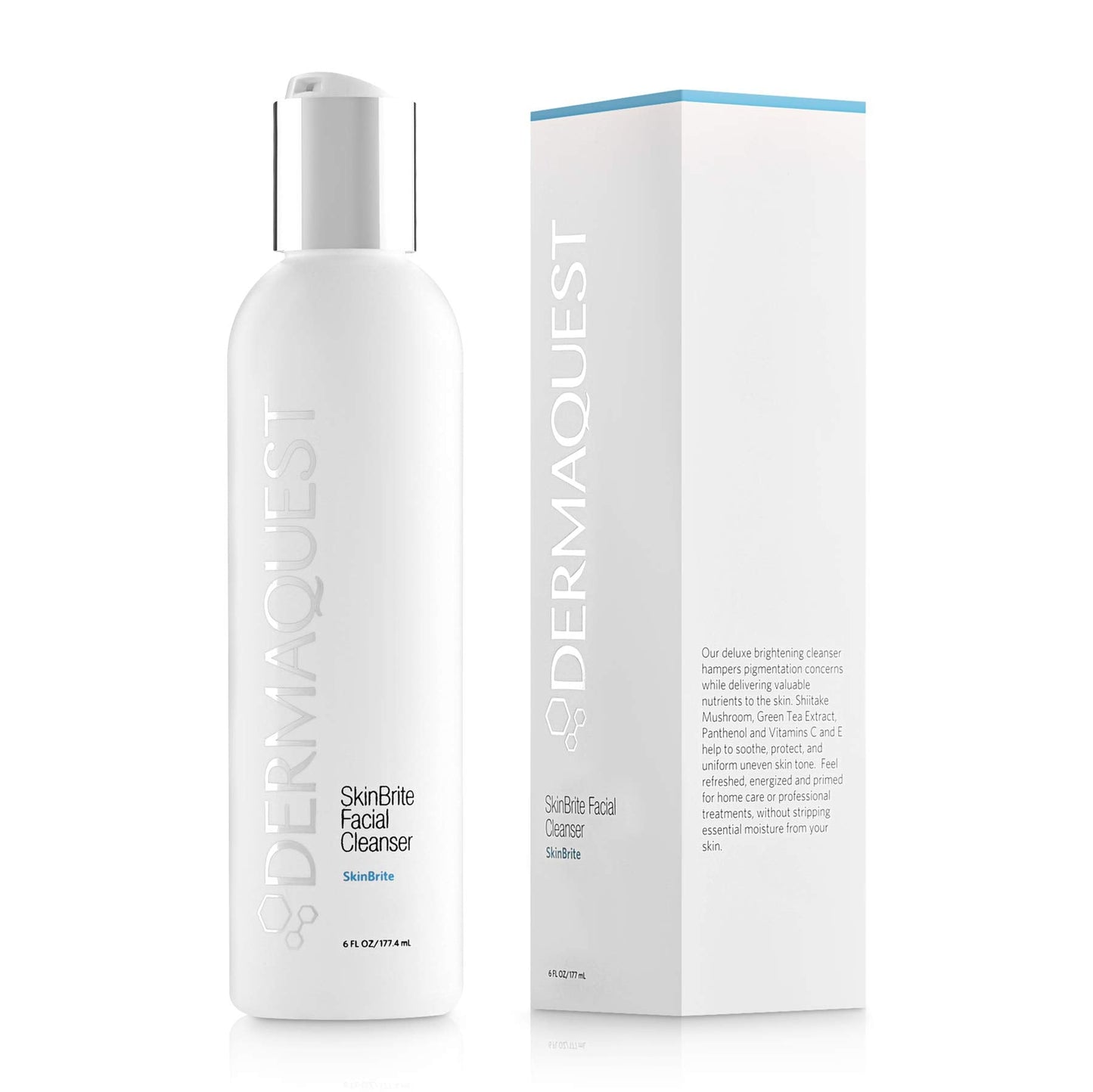 DermaQuest SkinBrite Facial Cleanser - Hydrating & Brightening Skin Cleanser - Balance Uneven Skin Tone and Hyperpigmentation (6 oz.) Beauty & Personal Care DermaQuest