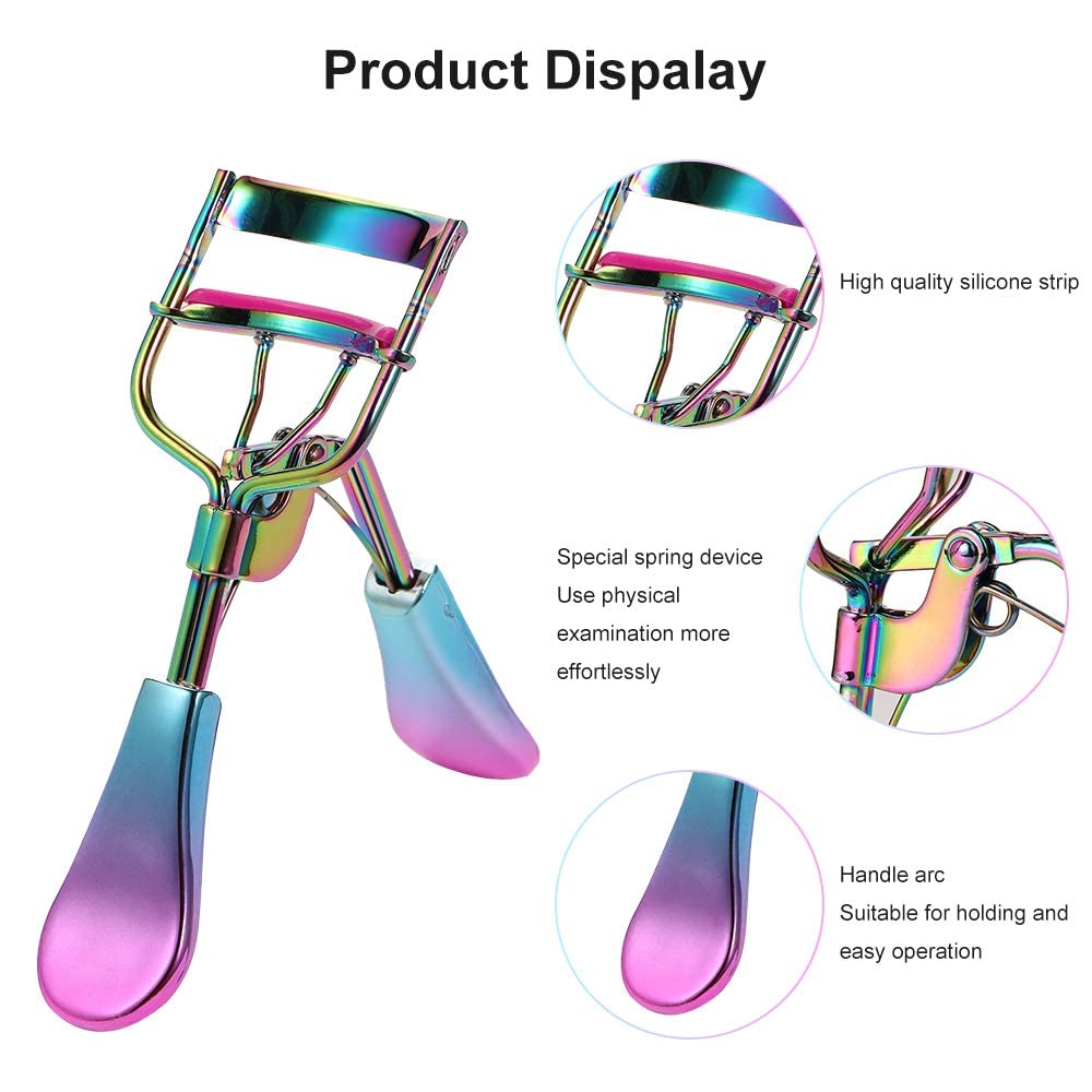 SinPinEra Eyelash Curler with 2 Advanced Silicone Refill Pads & Fits All Eye Shapes - Start a Beautiful Story Now! (Multi-Colored) Beauty & Personal Care SinPinEra