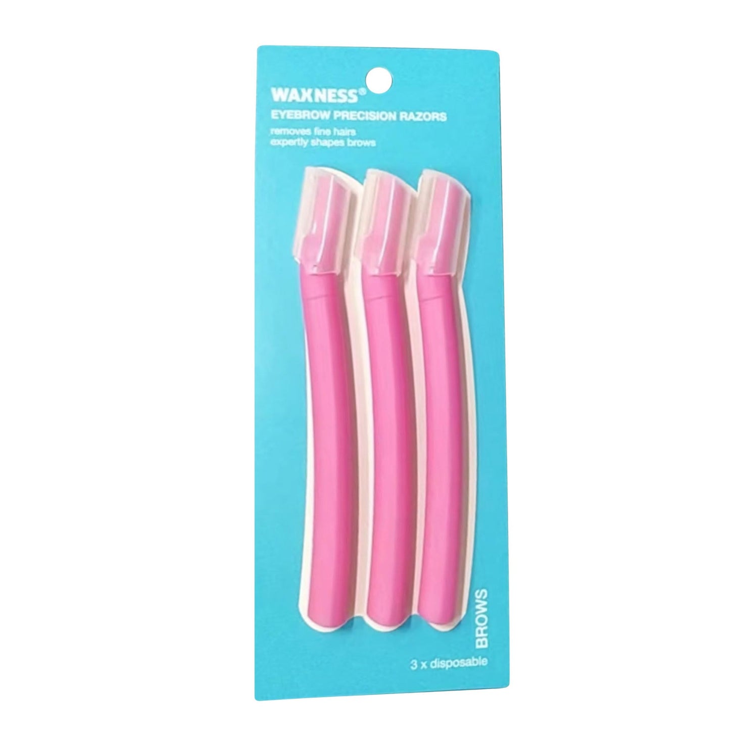 Waxness Brows Precision Razors with Micro-Guards 3 Pack Beauty and Personal Care Waxness