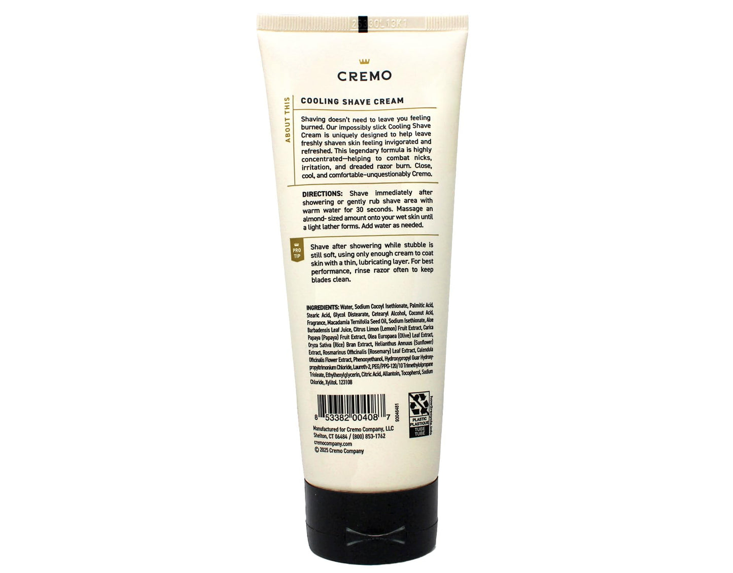 Cremo Cooling Shave Cream Refreshing Mint Cooling Formula, 6 Fluid Ounces Beauty and Personal Care Cremo