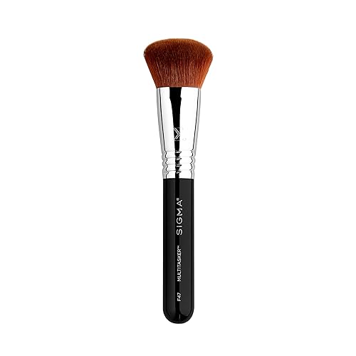 Sigma Beauty F47 Multitasker Makeup Brush - Multi-Use Face Makeup Brush for Blending, Contouring, & Buffing, Use with Foundation, Blush, Bronzer Beauty & Personal Care Sigma Beauty