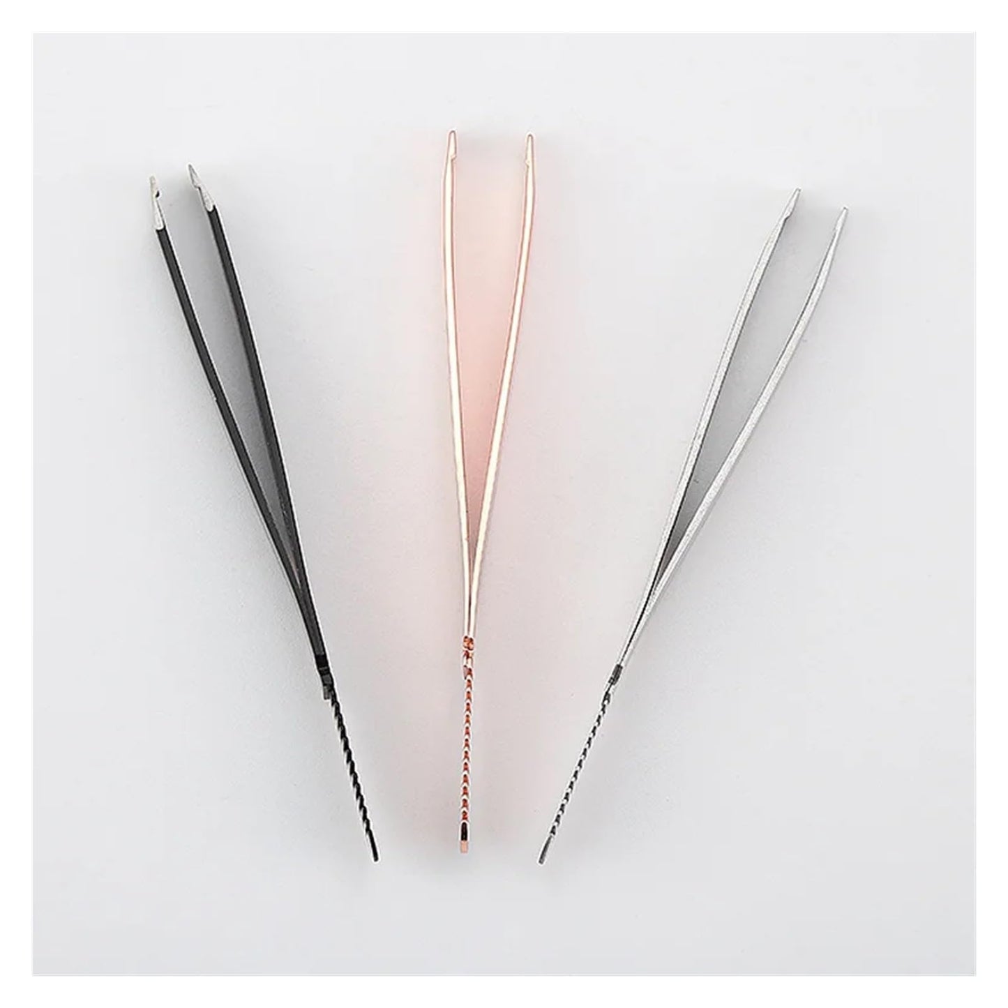 EyeBrow Clips Removal Makeup Tools Eyebrow Tweezer Colorful Hair Beauty Fine Hairs Puller Stainless Steel Slanted(Rose Gold) Beauty and Personal Care CCZKXZXY