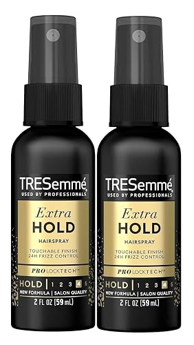 TRESemmé Tres Two Extra Hold Non-Aerosol Hairspray, Strong Hold & Frizz Control 2 oz Travel Size (Pack of 2) Beauty & Personal Care TRESemmé
