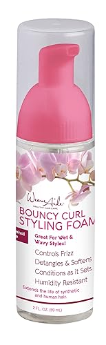 Weave Aide Bouncy Curl Styling Foam/Mousse 2 oz. (3-pack) Frizz control, Curl mousse for curly hair definition, anti frizz, curl enhancer, styling Beauty & Personal Care Swing It Inc