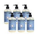 Mrs. Meyers Clean Day Liquid Hand Soap Hard 12.5 Oz Bluebell Scent Pump Dispenser (Pack of 6) Beauty & Personal Care Mrs. MEYER'S