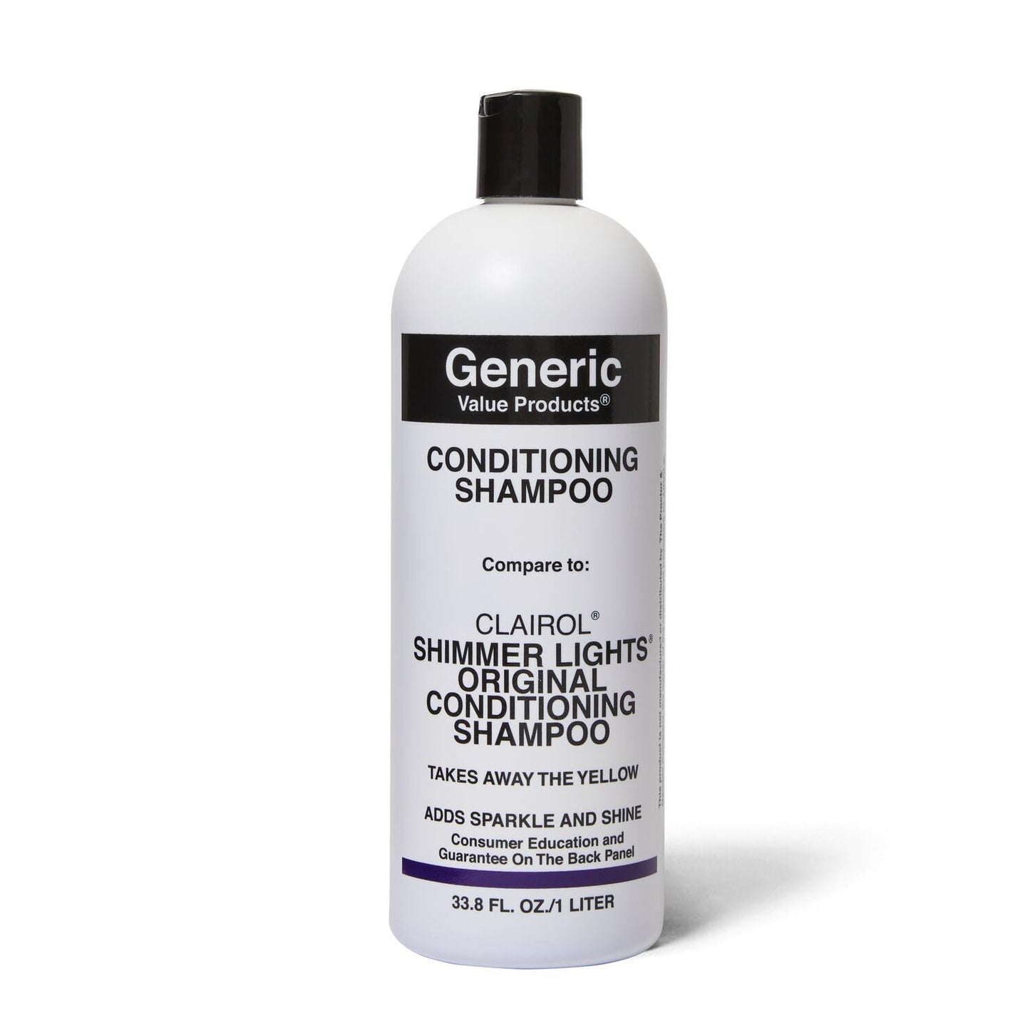 Generic Value Products Conditioning Purple Shampoo, Tones Down Brassiness, Brightens and Refreshes Faded Highlights, Removes Yellow Tones, 33.8 Oz Beauty & Personal Care Generic Value Products