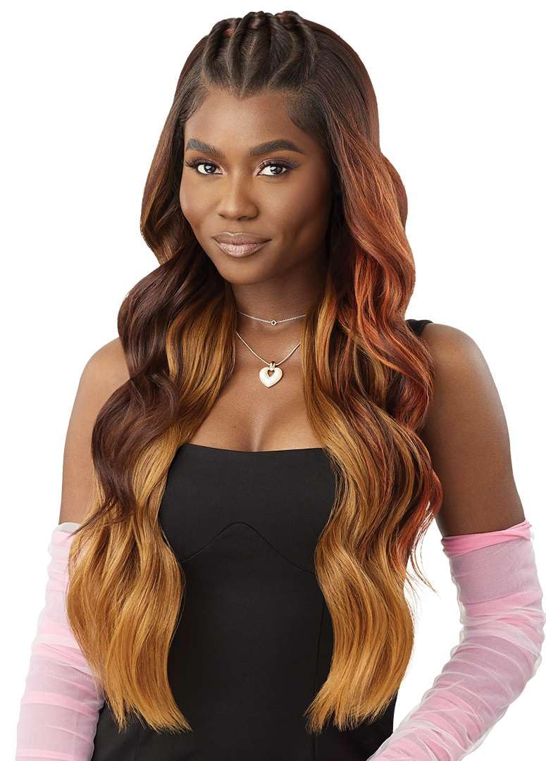 Outre Lace Front Wig - Perfect Hair Line 13X6 - True Frontal - Peak 705 (CHOCOLATE SWIRL)