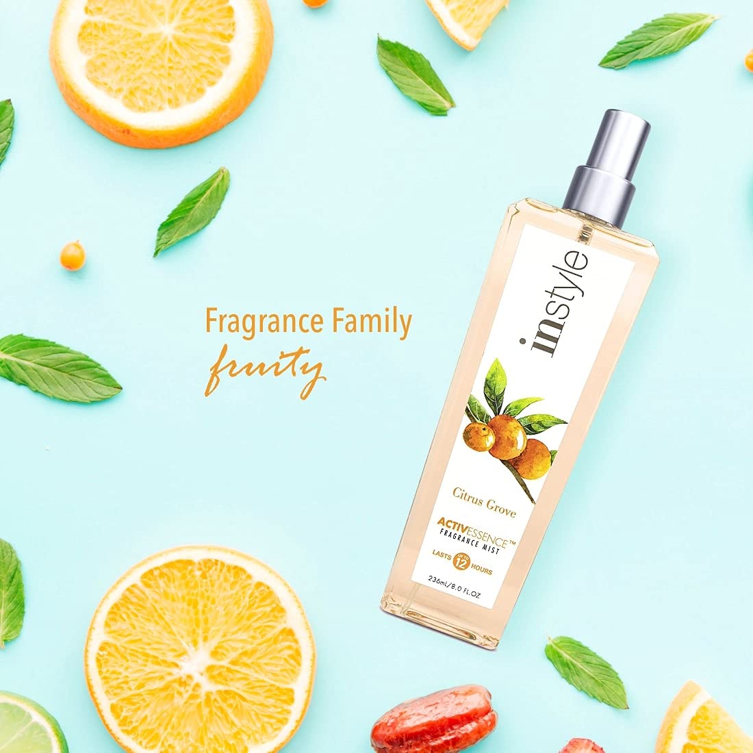 Instyle Activessence Body Spray | Citrus Grove | Women’s Body Spray | 8 Fluid Ounces Beauty & Personal Care Instyle Fragrances