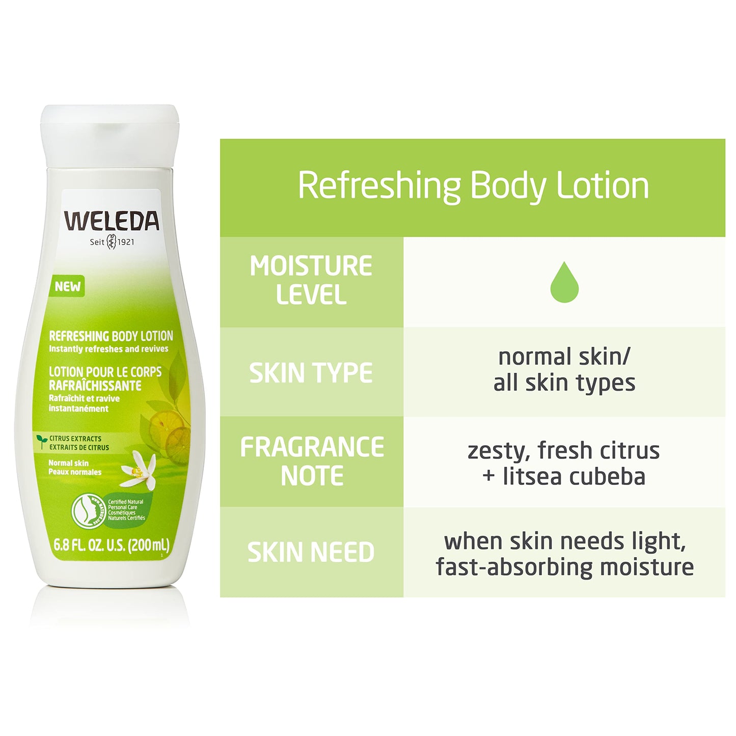 Weleda Citrus Hydrating Body Lotion - 6.8 Oz, 6.8 Ounces Beauty & Personal Care Weleda