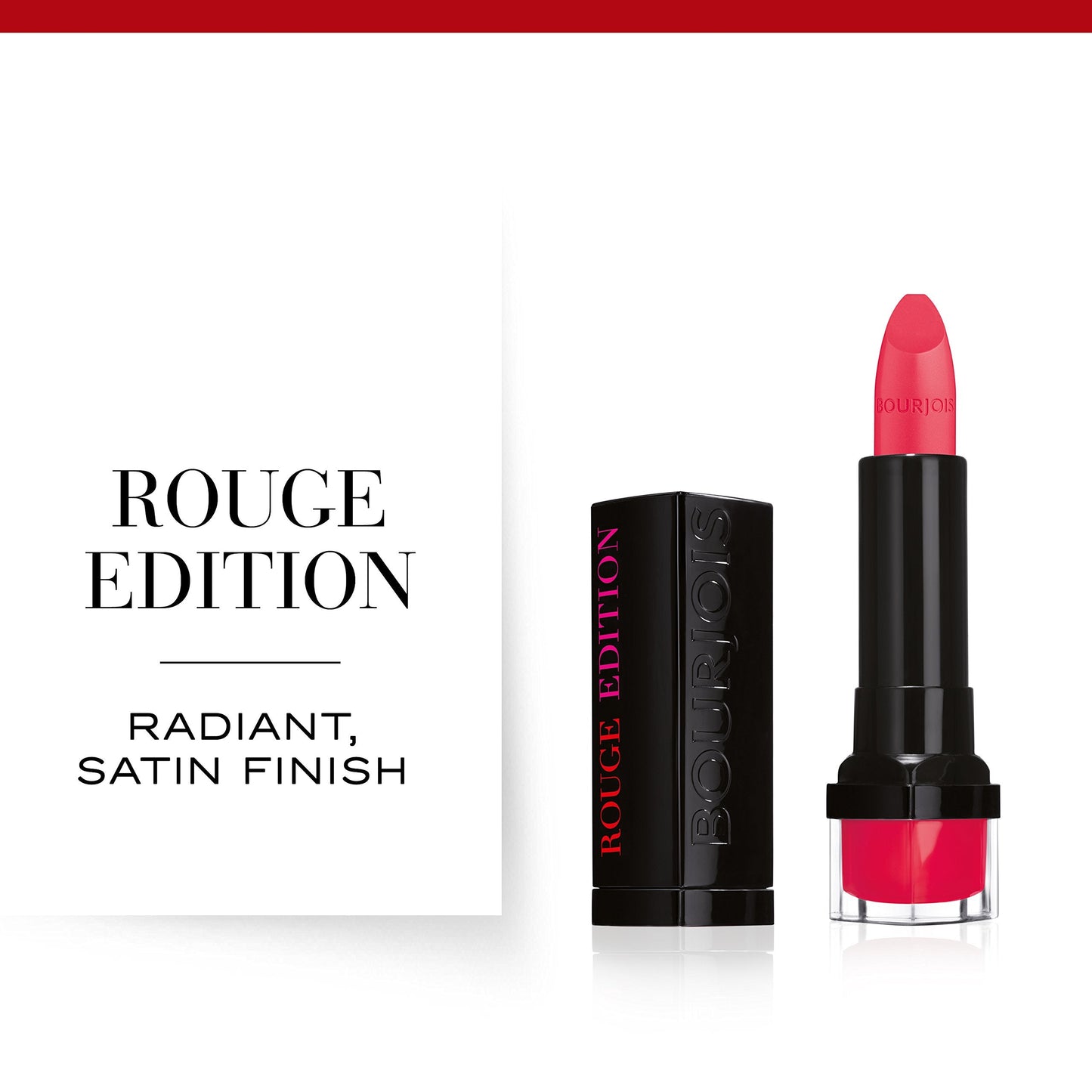 Bourjois Rouge Edition Lipstick for Women, No. 11 Fraise Remix, 0.12 Ounce Beauty & Personal Care Bourjois