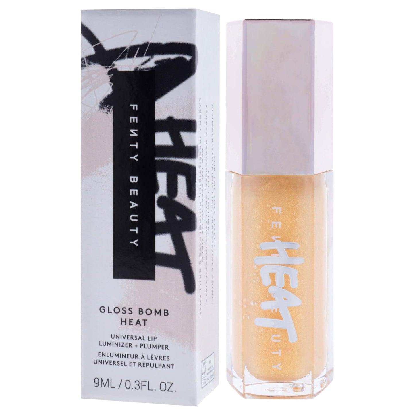 Gloss Bomb Heat Universal Lip Luminizer Plus Plumper - 05 Lemon Lava by Fenty Beauty for Women - 0.3 oz Lip Gloss Beauty & Personal Care FENTY BEAUTY