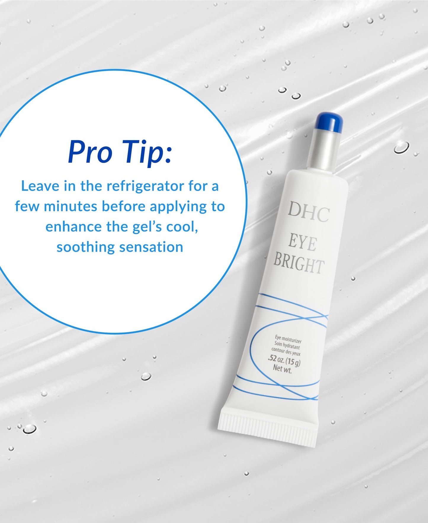 DHC Eye Bright, Lightweight Eye Gel, Minimizes Dark Circles and Puffy Eyes, Absorbs quickly, Daytime and Nighttime Use, Ideal for All Skin Types, 0.52 Beauty & Personal Care DHC