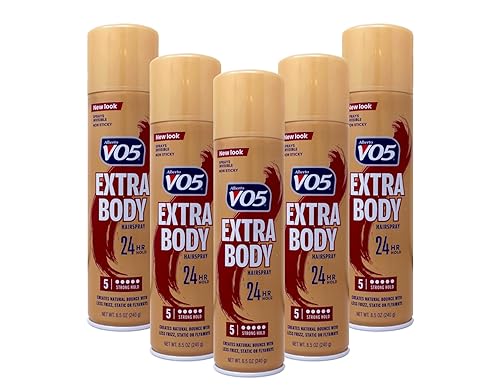 VO5 Hairspray Extra Body Crystal Clear 8.5 oz ( Packs of 5) Beauty & Personal Care Alberto VO5