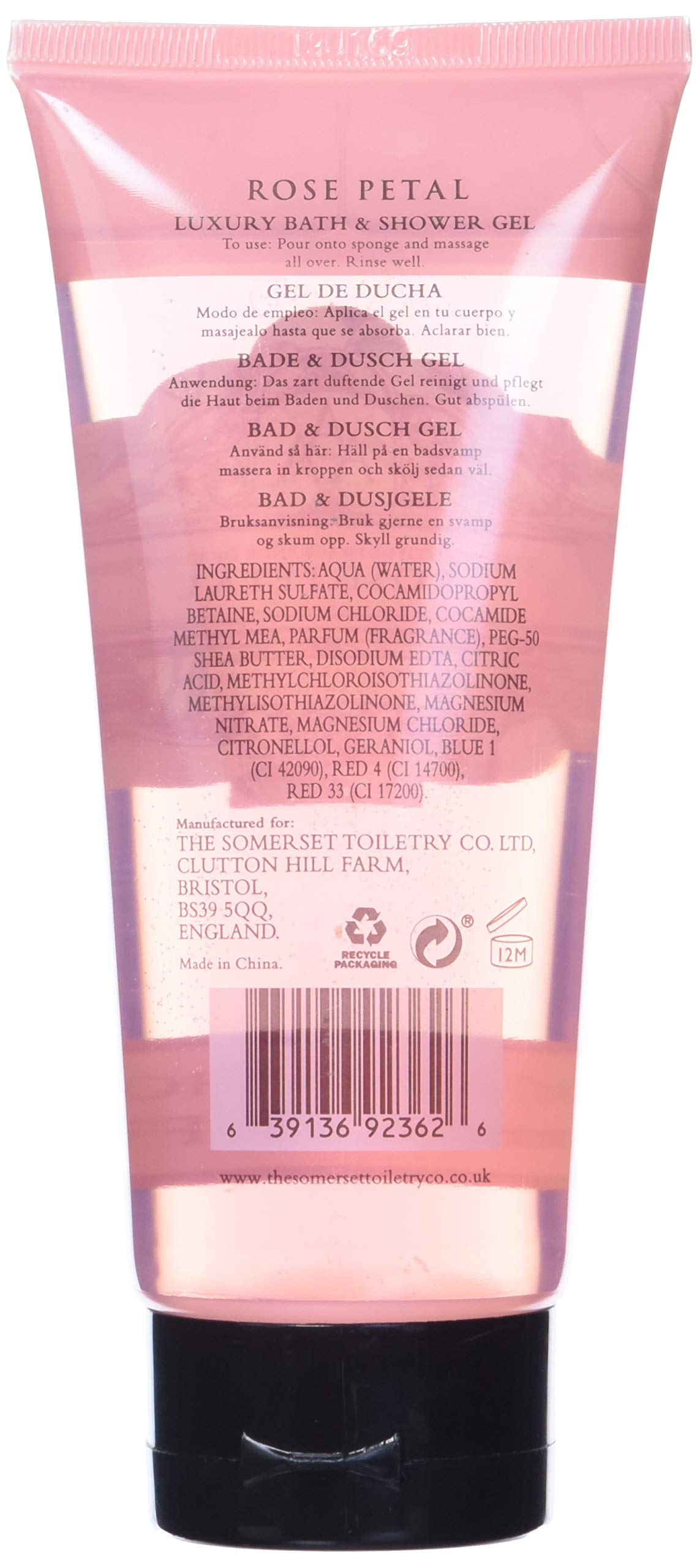 AAA by Somerset Rose petal bath & shower gel by somerset, 6.76 Fl Oz, (92362) Beauty & Personal Care AAA DE AROMAS ARTESANALES DE ANTIGUA