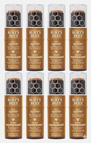 Burt's Bees 100% Natural All Aglow Bronzer Stick - Bronze Splash (1610) - .32oz (8 Pack) Beauty & Personal Care Burt's Bees