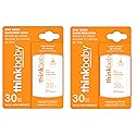 thinkbaby Sunscreen Stick, White/Orange, 0.64 Ounce (2 pack) Beauty & Personal Care THINK