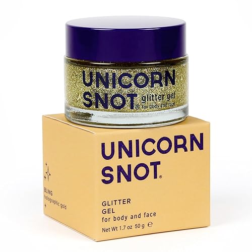 UNICORN SNOT Holographic Face Glitter & Body Glitter Gel | Holiday Glitter Makeup: Stocking Stuffers & Christmas Gift | Hair Glitter, Vegan & Cruelty Beauty & Personal Care UNICORN SNOT