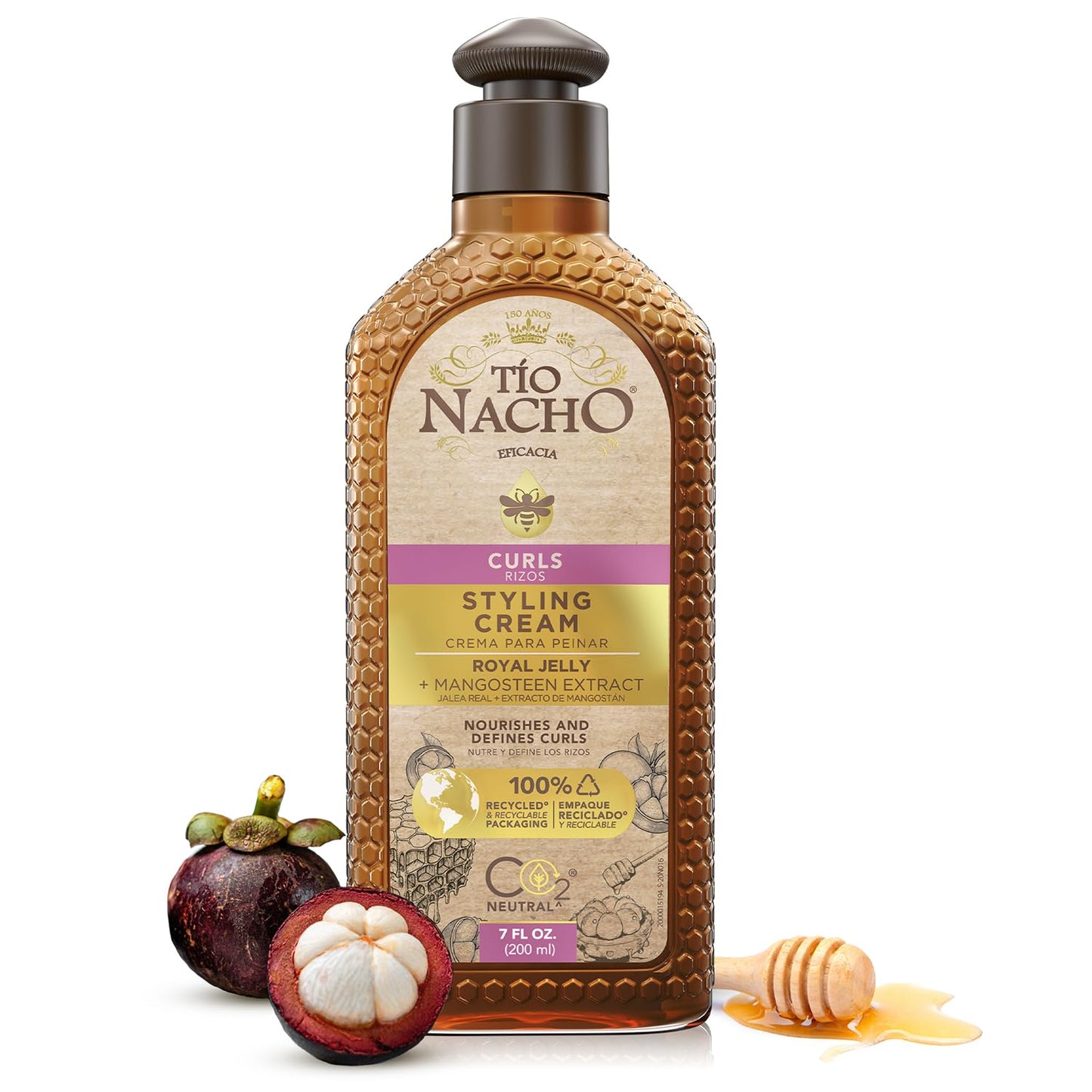 Tio Nacho Curls Styling Cream for Curly Hair with Royal Jelly and Mangosteen, Curl Cream for Curly Hair and Wavy Hair, Frizz Control Hair Styling Beauty & Personal Care Tio Nacho