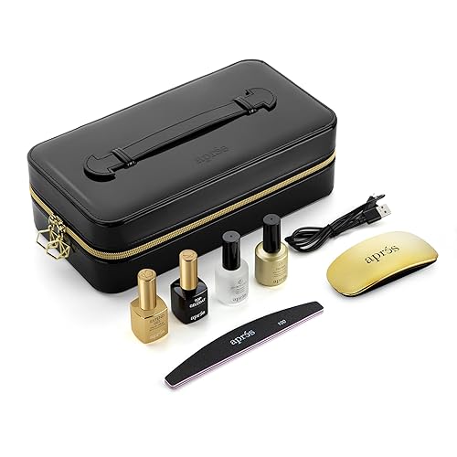 Apres Nail Gel-X Nail Extension Kit & Natural Round Short Box of Tips | Bundle Set | 500 Gel-X Tips | Premium Quality | 10 Sizes 0-9 | No Size 00 Beauty & Personal Care APRÉS