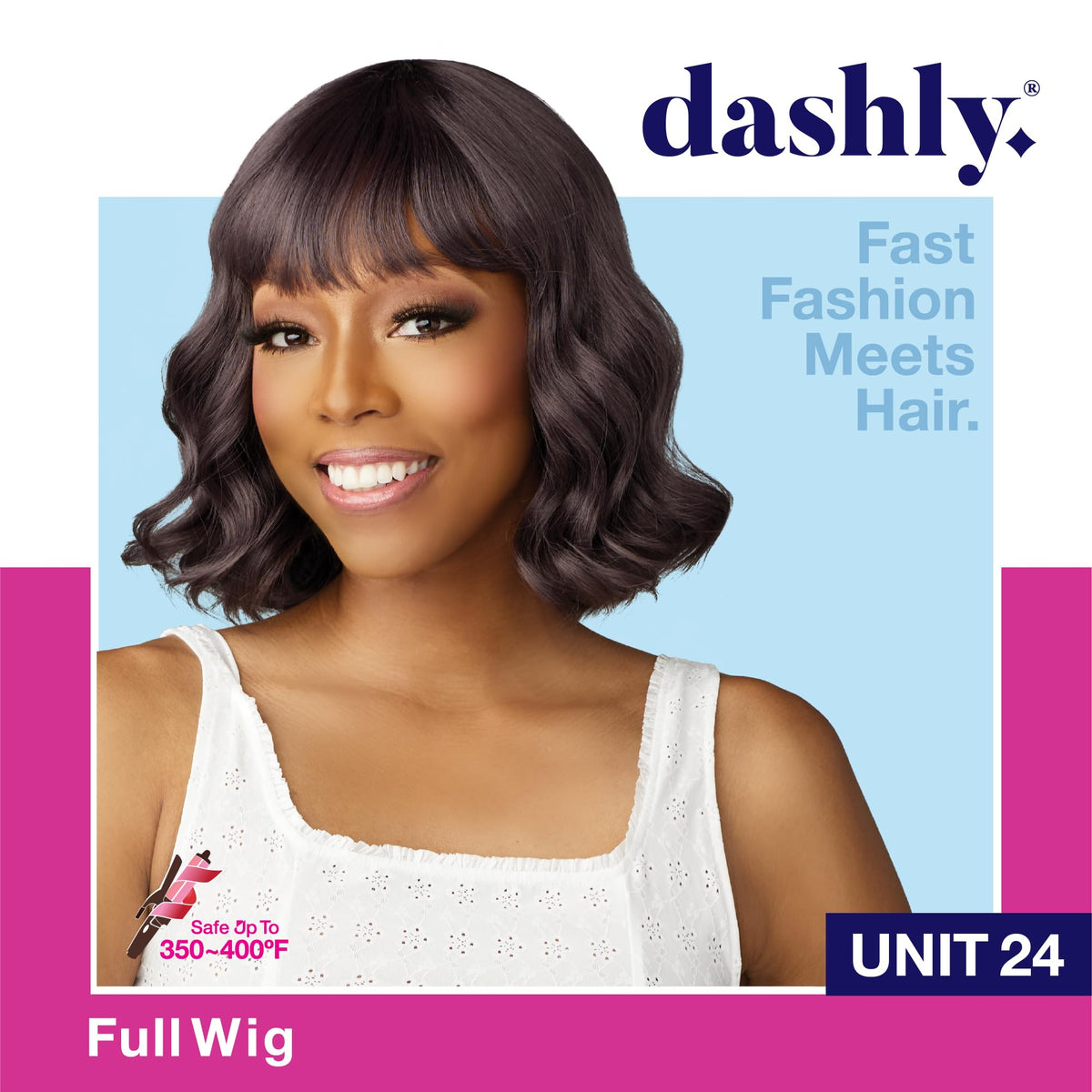 Sensationnel Dashly Wig-Unit 24, 1 JETBLACK