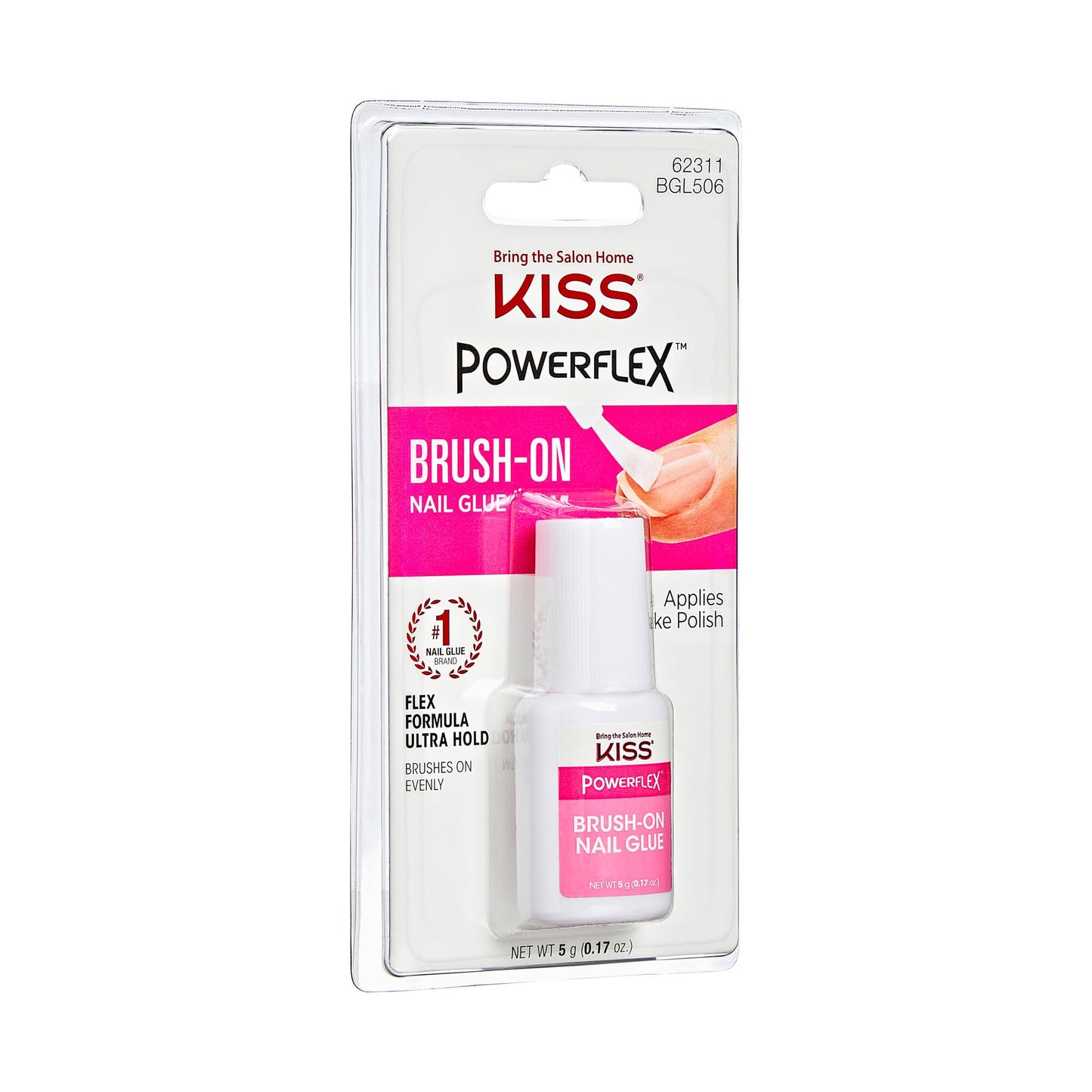 KISS Powerflex, Nail Glue for Press On Nails, Nail Bond, Includes 5g Brush-on Glue Beauty & Personal Care Kiss