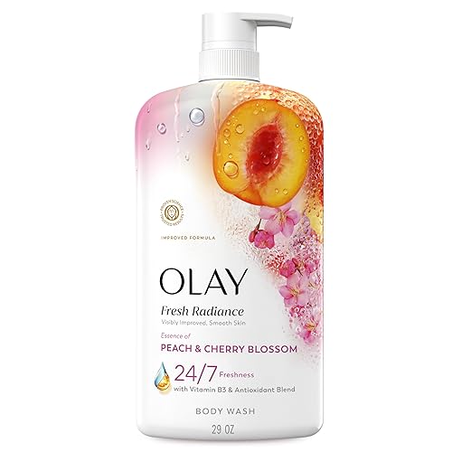 Olay Body Wash for Women, Fresh Radiance, 24/7 Skin-Loving Freshness, Visibly Radiant, Plant Based Cleansers, Vitamin B3 & Antioxidant Blend, For All Beauty & Personal Care Olay