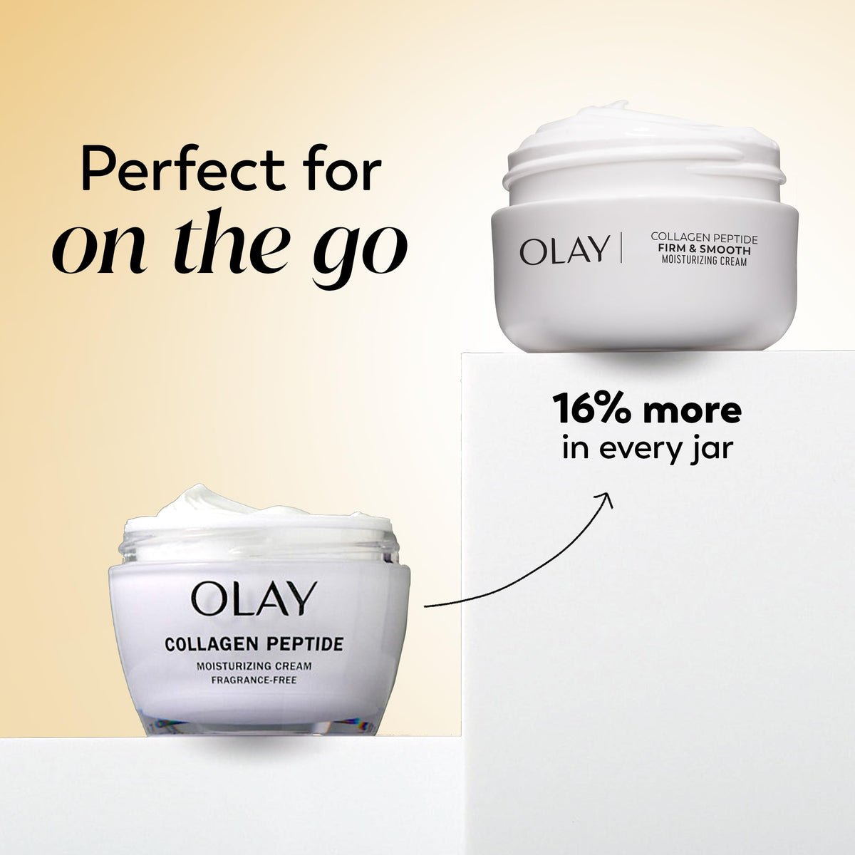 Olay Regenerist Radiance Collagen Peptide Face Moisturizer: Firm & Smooth Cream - Fragrance-Free, Hydrating, Firming, Anti-Aging & Anti-Wrinkle - 2 Oz Beauty & Personal Care Olay