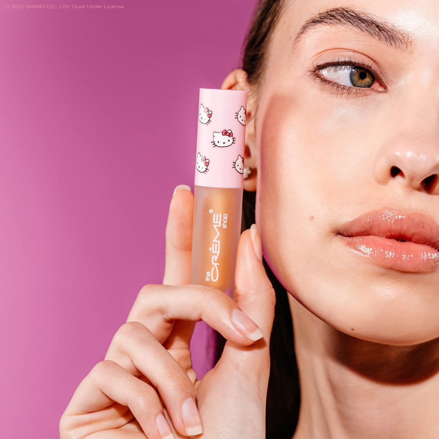 The Crème Shop x Hello Kitty | Kawaii Kiss Moisturizing Lip Oil - Vanilla Mint | Ultra Hydrating Lip Moisturizer | Clear, Lightweight Jelly Gloss Beauty & Personal Care The Crème Shop