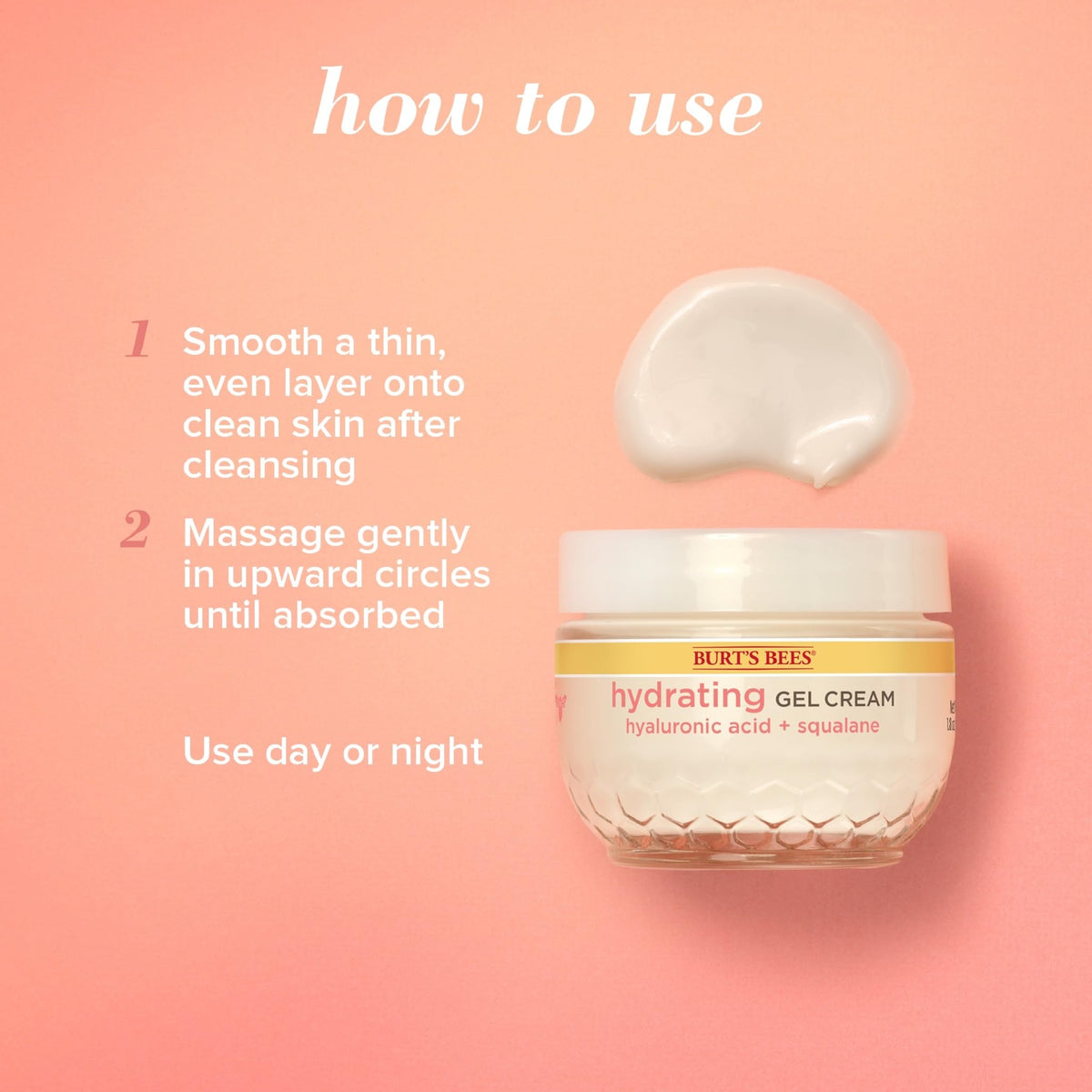 Burt's Bees Truly Glowing Replenishing Gel Cream, Moisturizer with Hydrate and Glow Complex for Normal and Combination Skin, 1.8 Fluid Ounces Beauty & Personal Care Burt's Bees