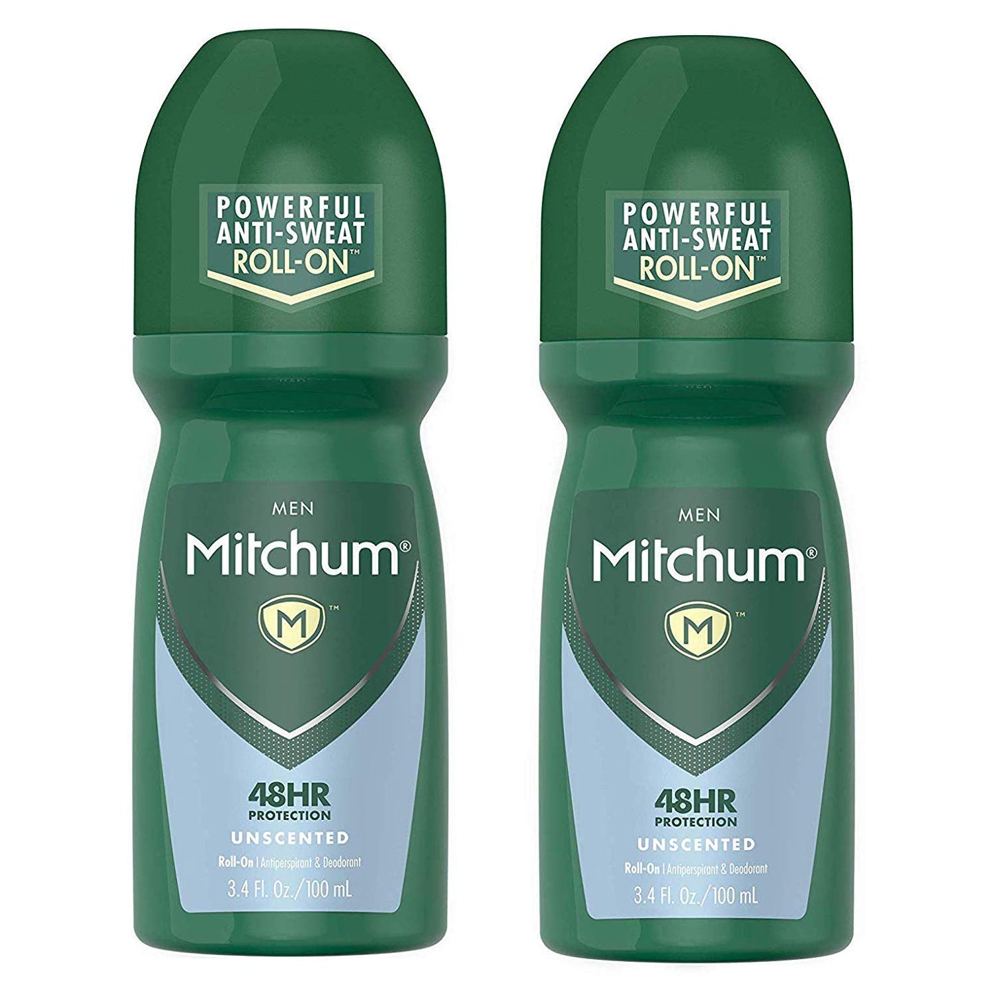 Mitchum Advanced Anti- Perspirant & Deodorant, Unscented, 3.4 oz ( Pack of 2) Beauty and Personal Care Mitchum