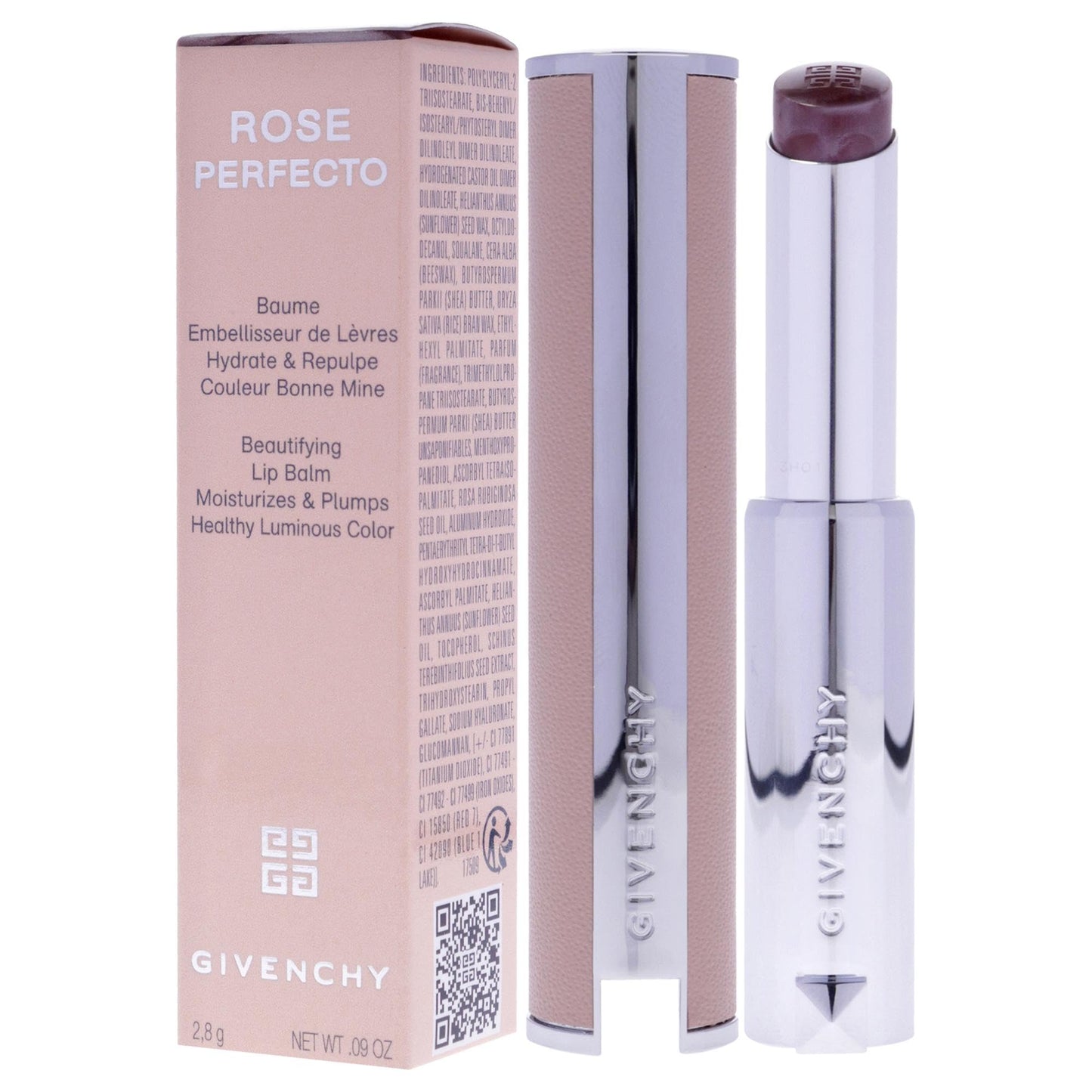 Rose Perfecto Plumping Lip Balm - N117 Chilling Brown by Givenchy for Women - 0.09 oz Lip Balm Beauty and Personal Care Givenchy