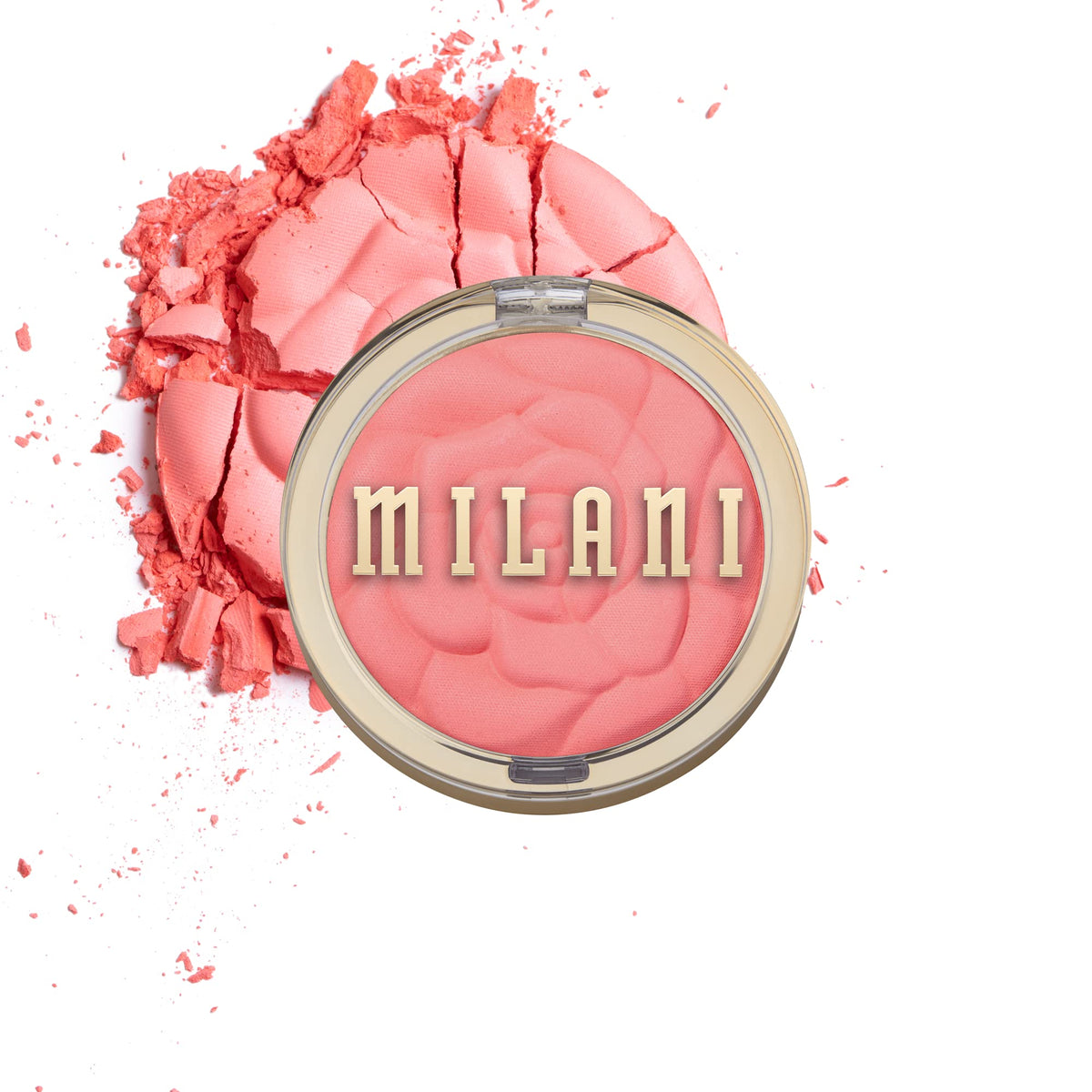 Milani Rose Blush, Powder Blush for Cheeks - Natural Matte - Coral Cove