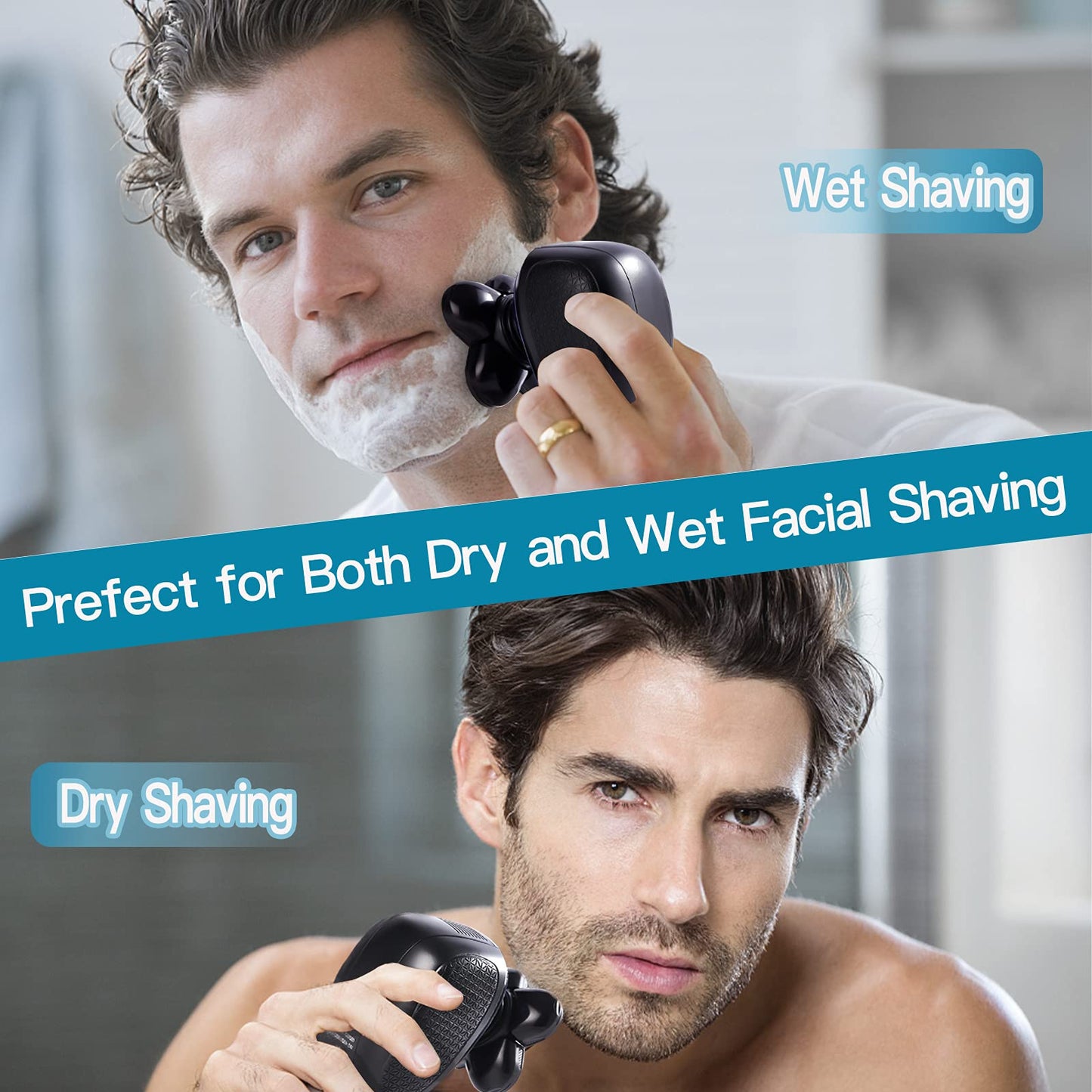 Head Shavers for Bald Men Electric Head Razors Wet Dry,Bald Head Shavers for Mens Head,Electric Shavers for Men Face, Grooming Ket Head Shaver Beauty and Personal Care iwoole