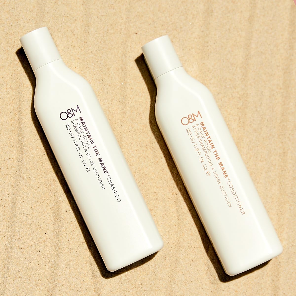 O&M Maintain The Mane Vegan Everyday Natural Moisturizing Shampoo for Women + Men, Provitamin B5, Safe Daily Beauty Care + Hair Care,
