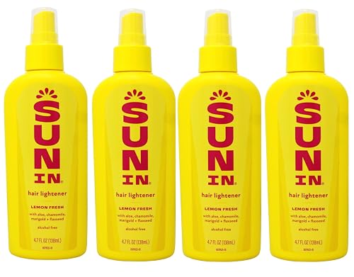 Sun-In with Lemon, Spray-In Hair Lightener, 4.7 Ounce (Pack of 4) Beauty & Personal Care Sun In