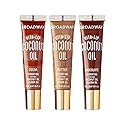 Ruby Kisses Broadway Vita-Lip Tinted Lip Gloss Set (3 Pack Cocoa, Butter, Chocolate) Ultra-Hydrating Coconut + Jojoba Oil & Soothing Formula Beauty & Personal Care Ruby Kisses