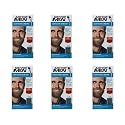 JUST FOR MEN Brush-In Color Gel, Mustache & Beard M-25 Light Brown 1 Each (Pack of 6) Beauty & Personal Care Just for Men