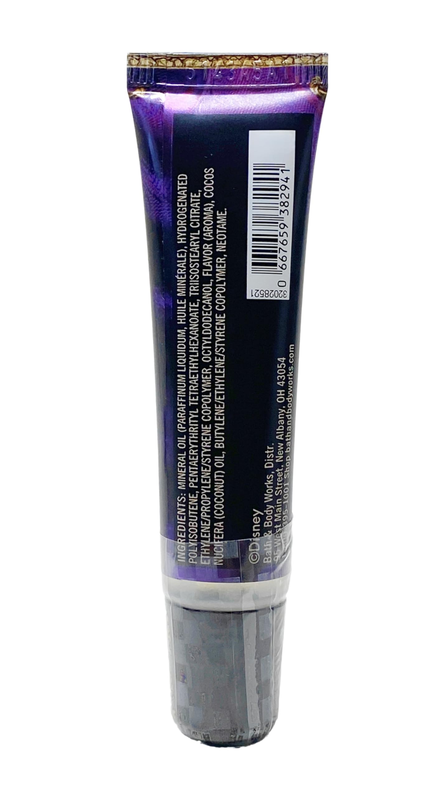 Bath & Body Works Disney Villains Collection Lip Duo - Evil Queen and Maleficent Lip Gloss with a Natural Oats Sample Soap Beauty & Personal Care Bath & Body Works