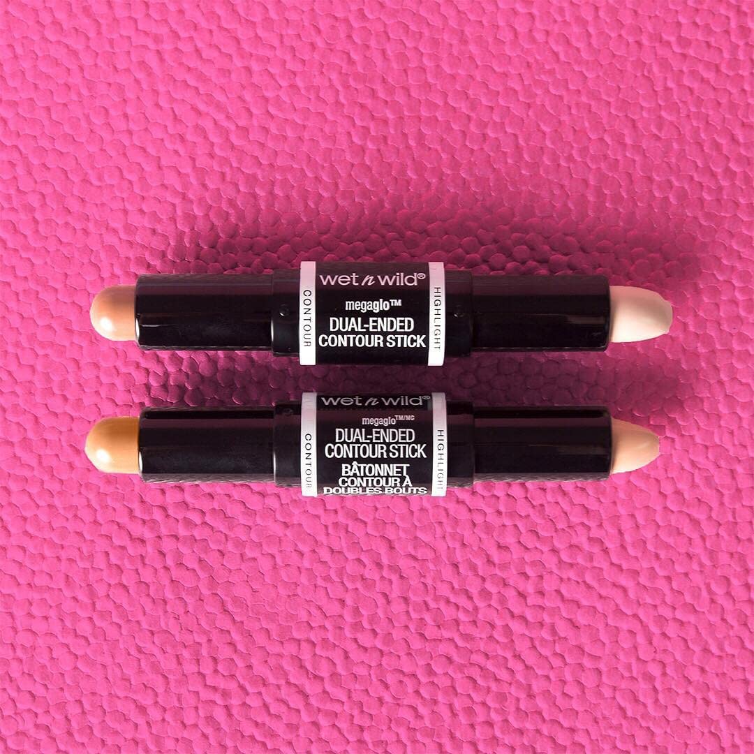 wet n wild MegaGlo Dual-Ended Contour Stick, Light Medium, Cruelty-Free Beauty & Personal Care wet n wild