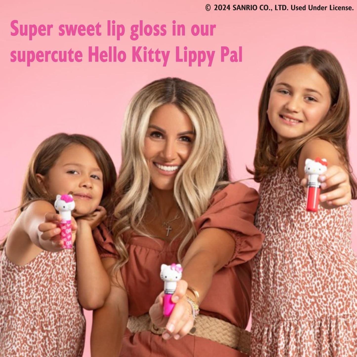 Lip Smacker Lippy Pals Swirls, Sanrio Hello Kitty, Flavored Moisturizing & Smoothing Soft Shine Lip Balm, Hydrating & Protecting Fun Tasty Glossy Beauty & Personal Care Lip Smacker