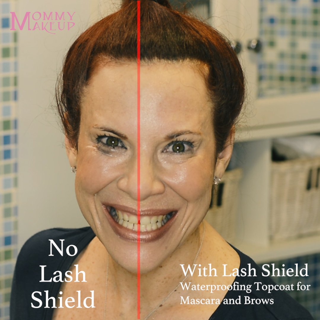 Lash Shield Waterproofing Top Coat for Mascara & Brows - Sweatproof, Tear-proof, Waterproof, Smudge-proof Mascara Fixer - Long Lasting Clear Eyelash Beauty & Personal Care Mommy Makeup
