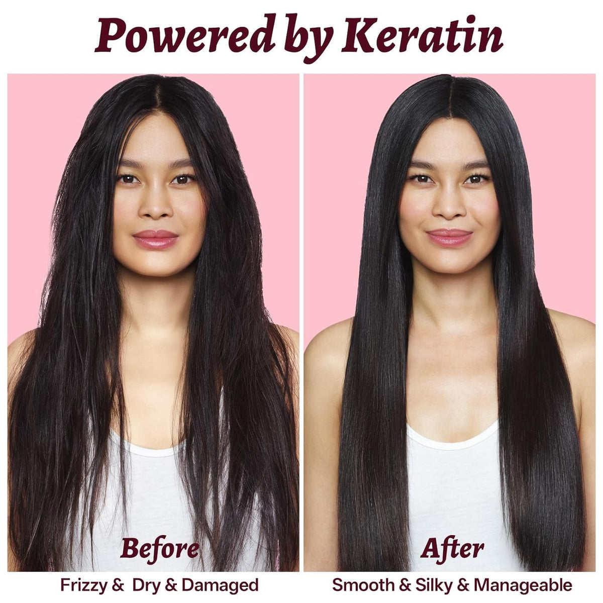 Luseta Keratin Leave in Spray, Repair Dry Damaged Hair & Tame Frizz, 8.5oz