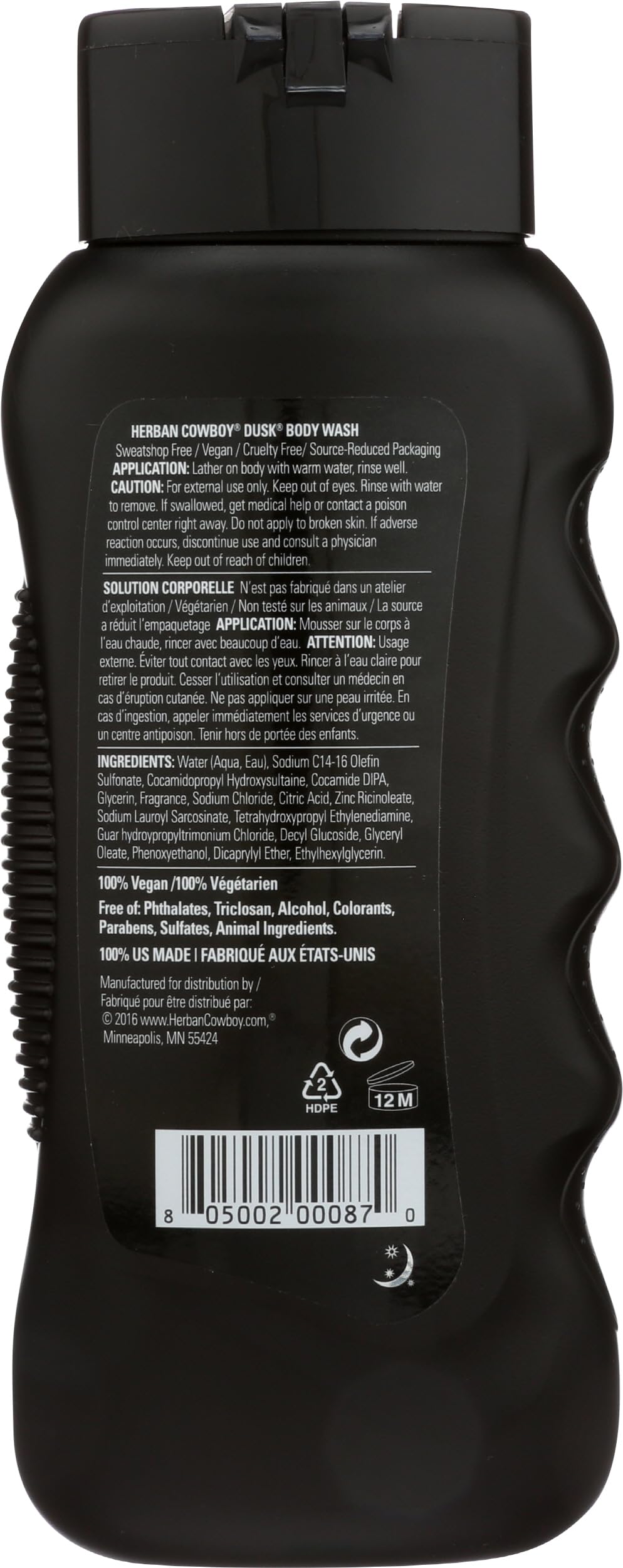 Herban Cowboy, Body Wash Dusk, 18 Fl Oz Beauty & Personal Care Herban Cowboy