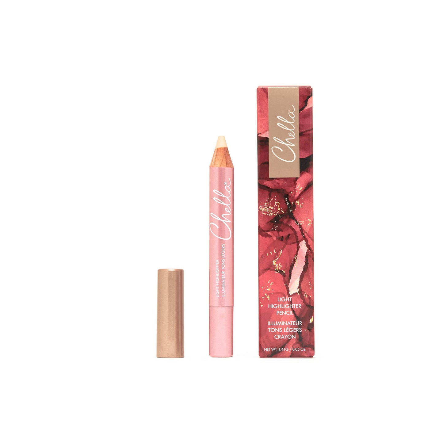 Chella Highlighter Makeup Pencil - Vegan, Cruelty Free, Paraben Free, Gluten Free - Use as a Highlighter, Concealer and Under Eye Liner (Light Matte) Beauty & Personal Care Chella
