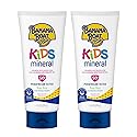 Banana Boat 100% Mineral Kids Sunscreen Lotion SPF 50, Twin Pack | Banana Boat Mineral Sunscreen for Kids, Childrens Sunblock SPF 50, Oxybenzone Free Beauty & Personal Care Banana Boat