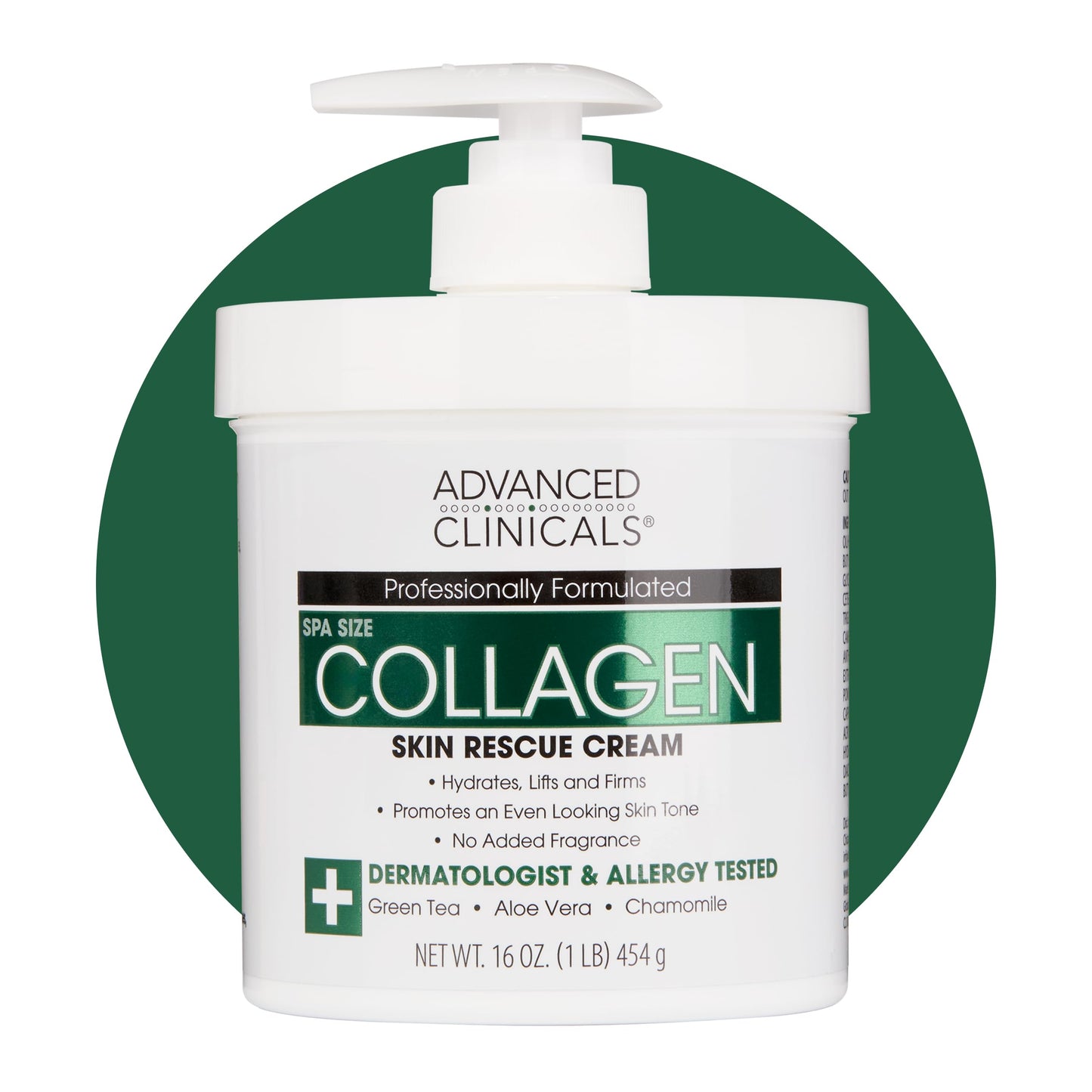 Advanced Clinicals Collagen Cream Body & Face Moisturizer | Dry Skin Rescue Collagen Lotion | Skin Tightening Cream | Firming + Tightening Lotion | Beauty & Personal Care Advanced Clinicals