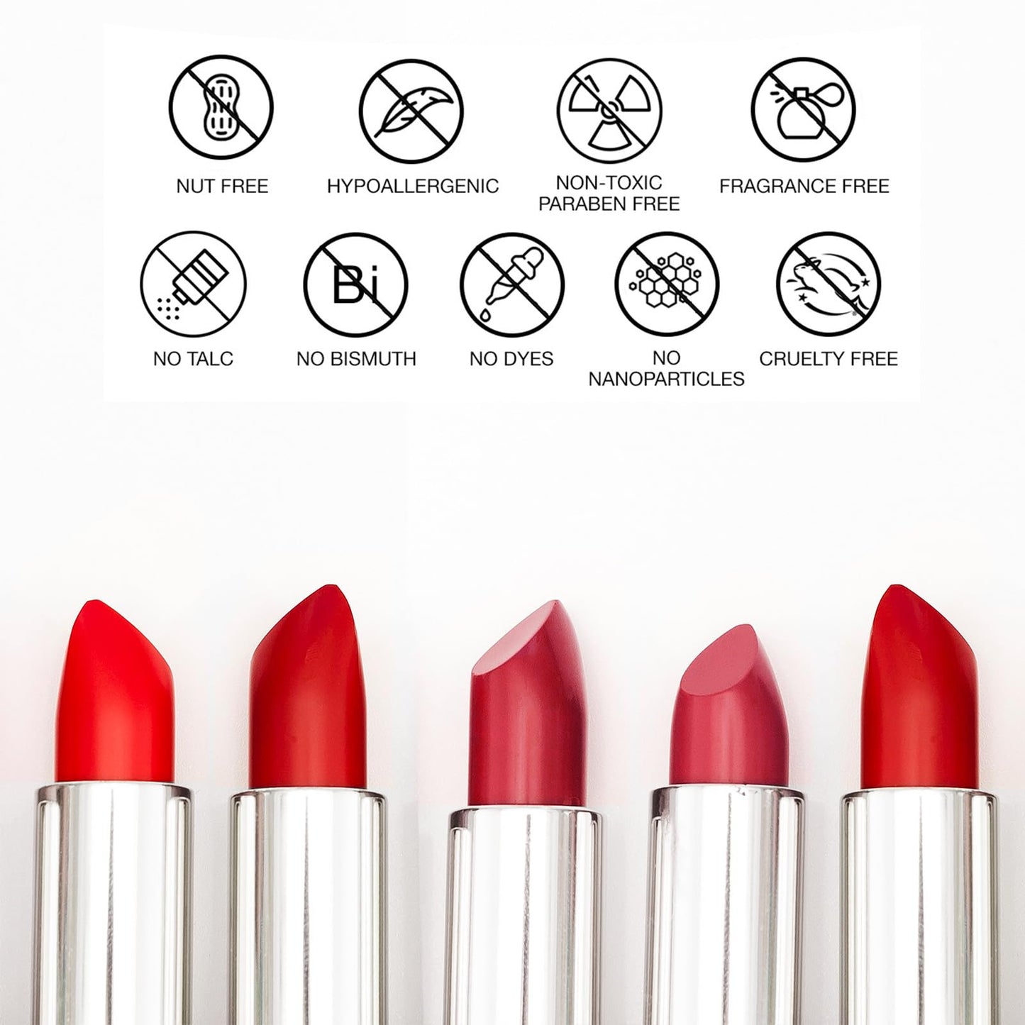 bellapierre Mineral Lipstick - Long-Lasting Natural Lip Color, Nourishing Mineral Wax Formula with Vitamin E & C, Sun-Protective, Non-Toxic Beauty & Personal Care bellapierre