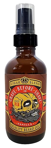 Grave Before Shave Beard Oil (Cigar Blend) 4 oz. Bottle Beauty & Personal Care Grave Before Shave