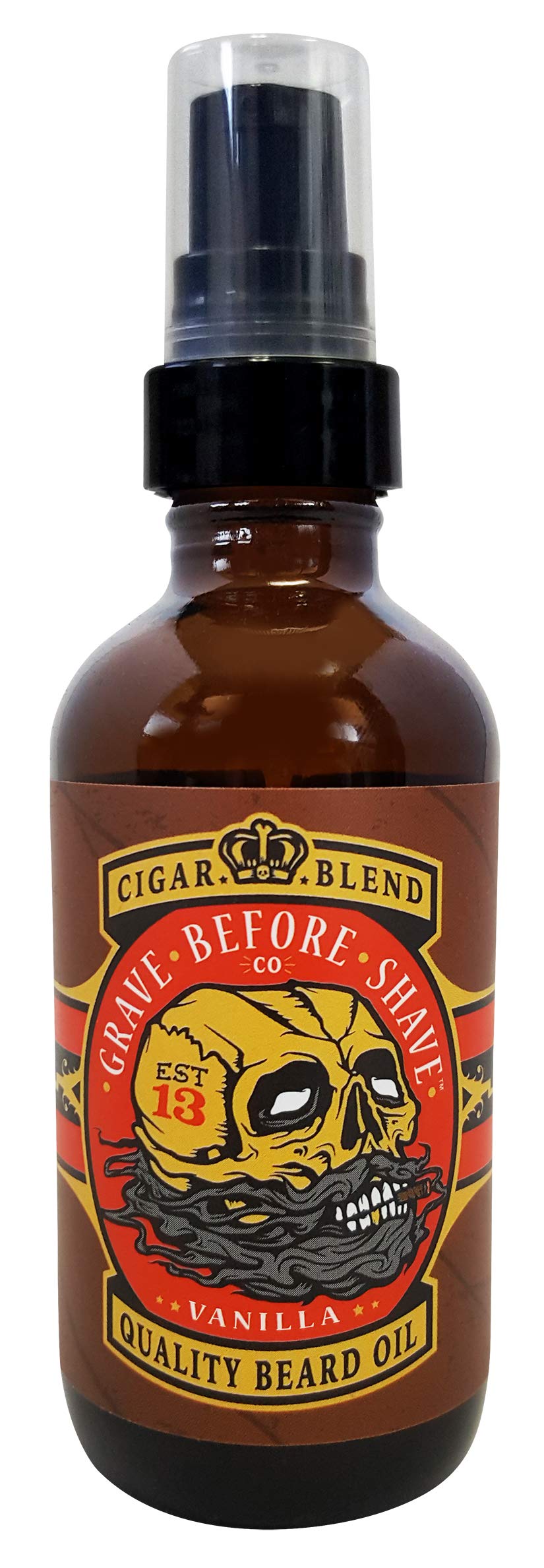Grave Before Shave Beard Oil (Cigar Blend) 4 oz. Bottle Beauty & Personal Care Grave Before Shave
